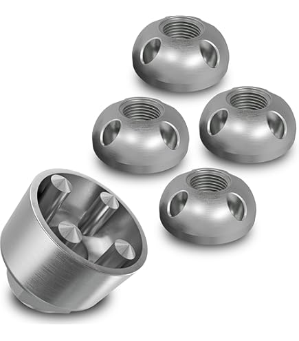 Toolcraft Dadi In Acciaio Zincato M6 Confezione Da 10 - Foto 2