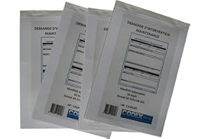 CODEX ACTION Lot de 4 Manifolds autocopiant Demande intervention Maintenance A5 dupli 50 feuillets - Suivi dépannage - maintenance corrective