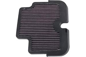 Qiilu Motorrad High Flow Luftfilter Ansaugfilter für Kawasaki ER6F / ER6N 2009-2011