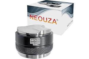 Neouza - Distributore di caffè e manomissione 2 in 1, a doppia testa per caffè Delonghi Breville da 51 mm, regolabile in profondità