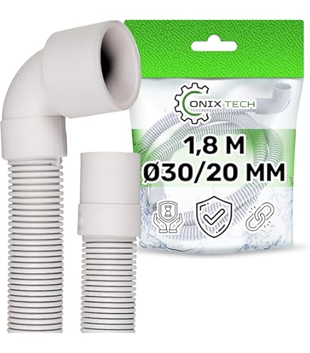 Tubo Scarico Lavastoviglie Universale 2m ONIX TECH - Compatibile Con AEG, Indesit, Whirlpool - Foto 6