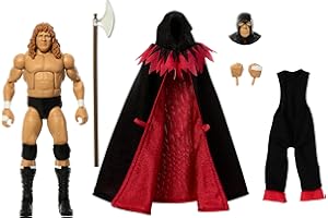 Mattel WWE Elite Actionfigur & Zubehör, 15,2 cm großes Sammlerstück Terry Gordy als Henker mit 25 Gelenkpunkten & austauschbaren Händen