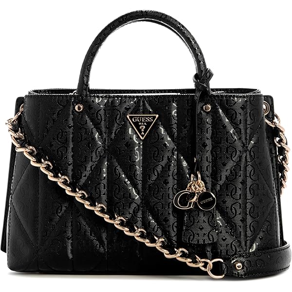 Guess Noelle Girlfriend Satchel Yesba - Black - Eddy's Eindhoven