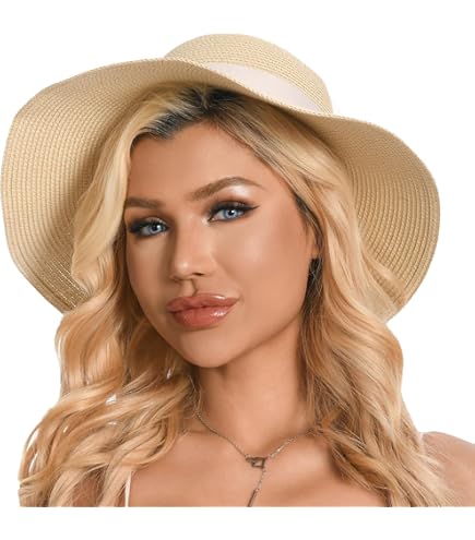 Chapeau Pliable Voyage Chapeau De Paille Femme JJiaoLinin - Bord Large Pliable Style Bohème Accessoire Plage été