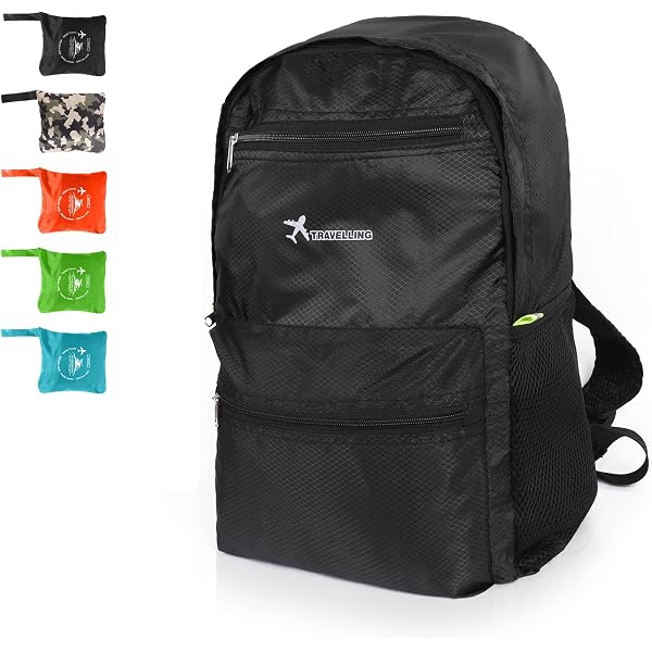 Sac à Dos Pliable 20L - Léger Et Imperméable - Pour Randonnée, Voyage, Vélo - Homme Et Femme