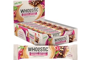 Go Ahead Wholistic Raspberry & Almond Slices 40 g (Pack of 12)