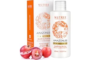 Amazonliss Trattamento lisciante brasiliano - Amazonliss Tanino - Trattamento per capelli Taninoplastia - Lisciante, idratante, riparatore, effetto brillantezza estrema - Senza formaldeide, 60 ml