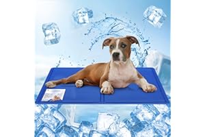PETTOM Tappetino Rinfrescante per Cani e Gatti, Tappeto in Gel Refrigerante per Animali Domestici Non Tossico, 65 * 50cm