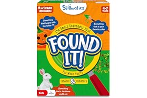 Skillmatics Indoor & Outdoor Scavenger Hunt Card Game - Found It, Learning Toys, Educational, Gifts for Kids, Boys, Girls and Families, For Ages 4, 5, 6, 7, Perfect for Home, School, Playdates