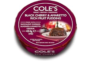 COLES Cole's Black Cherry & Amaretto Pudding 454 g