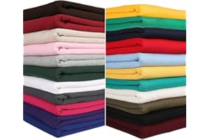 NEOTRIMS Sweatshirt Fabric for Hoddies and Dressmaking. 30 Colours of This Sweat Shirt Jersey Fabric. European Schools Approved and Tested Brushed Back Hoddy. Baby Pink 1 Metre