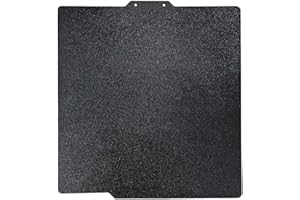 IdeaFormer All Black Textured PEI Plate 257x257mm Double-Sided Build Plate For Bambu Lab X1/X1C/X1E/P1P/P1S/A1 3D Printer Flexible Spring Steel Plate 3D Printer Platform