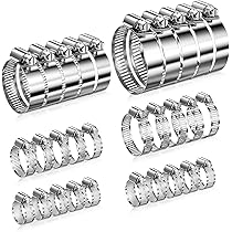 Lot De 30 Colliers De Serrage Acier Inoxydable 304 - 6 Tailles De 6 à 51 Mm, Pour Tuyaux, Jardin, Auto
