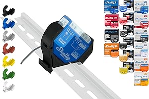 SHELLY HUTSCHIENENHALTER PW3D Shelly - Supporto per guida "Mini" per 18 Shellys: 1 Gen3,1PM Gen3,2PM Gen3,i4 Gen3,Plus 1,Plus 1PM,Plus 2PM,Plus i4,Plus 0-10V Dimm,Wave 1,Wave 1PM,Wave 2PM,Wave Shutter,Wave i4 (Black Prime)