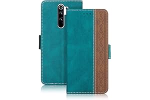 Vaitasy Funda Xiaomi Redmi 9, Magnética Cuero PU Cover con Ranura para Tarjeta Carcasa Soporte Múltiple Ángulo Funda Compatible con Redmi 9, Verde