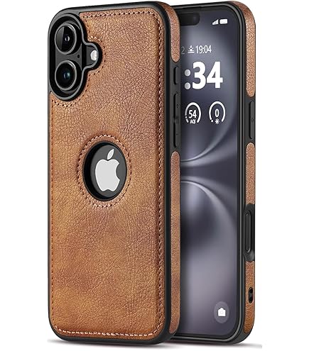 Porta Carte In Vera Pelle Dockem Per IPhone 16 Plus - Con Apertura Per Controllo Fotocamera, 2 Slot, Piastra Magnetica Integrata, Nero (M2GL)