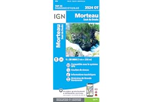 IGN 3524OT Morteau saut du doubs