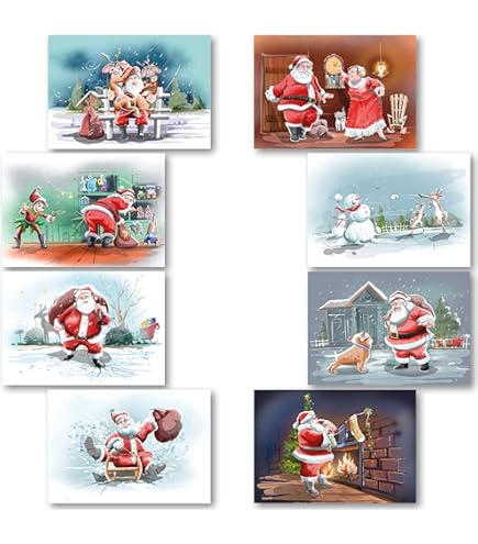 A Merry Perch Deluxe Boxed Holiday Cards (20 Cards, 21 Self-sealing