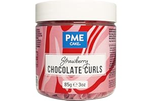 PME Schokospäne mit belgischer Erdbeerschokolade, 85 g