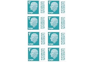 Albian Trading 1st Class Large Letter Stamps (8 Pack) - Barcoded Self Adhesive UK Large Letter Postage Stamps for Postage - (8 Total)