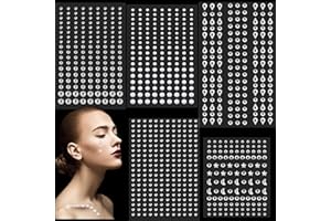 LVZONGXIN Glitzersteine Selbstklebend, 850 Stück Strasssteine Selbstklebend, Aufkleber Glitter Strass Temporäre Tattoo für Gesicht Augen Körper Nägel, Kristall Juwelen Schmucksteine für Festival Schminke