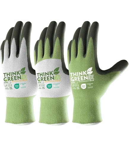 DEX FIT Gants De Travail FN330 - Confort 3D, Anti-Glisse Nitrile, Touch Screen, Fins Et Respirants