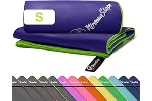 NirvanaShape Toalla de Microfibra 60 x 40 cm, Toalla de Viaje Ligera y compacta - Toalla de Microfibra para Viajes, Vacaciones, Fitness - sin Bolsillo en la Esquina ni Bolsa de Embalaje