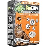Biokitty Clumping Cat Litter Highly Absorbent Natural Mineral Bentonite Cat Sand Litter Baby Powder Scent Long Lasting Odour Control No Dust Kitty Litter Non Tracking Cat Litter Clumping 10l Amazon Co Uk Pet Supplies