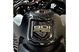 ‎RESIN BIKE Resin Bike Aufkleber für Motorrad Kompatibel mit Husqvarna Norden 901 2022. Tankabdeckung vor Stößen und Kratzern. 3D-Harzklebstoff - Stickers - Made in Italy