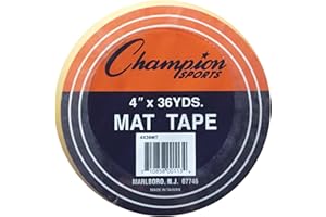 Champion Sports Wrestling And Gymnastic - Tappetino per Pavimenti con Nastro Trasparente, Varie larghezze e Lunghezze