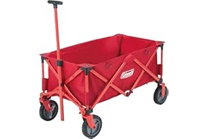 Coleman Uniseks 2000038421 Wózek Kempingowy, Czerwony, 106 x 53 x 100cm