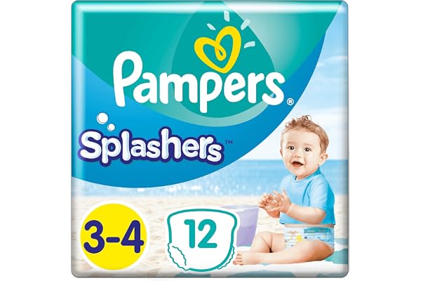 Pampers Splashers Couche-Culotte de Bain Jetable Taille 3-4