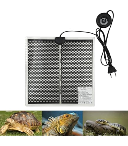 ReptilHábitat - Tappetino Riscaldante Per Rettili 7W 28x14cm – Con
