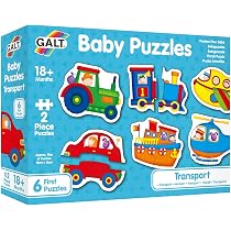 Galt Toys 4 Baby-Puzzles Mit Tierszenen – Für Kleinkinder Ab 18 Monaten, 2 Bis 5 Teile