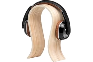 Valiai Kopfhörer Ständer aus Holz, Minimalistisches Stilvolles Detail für Ihren Schreibtisch, Ideale Headset Halterung - Geschenk für Ehemann, Freund
