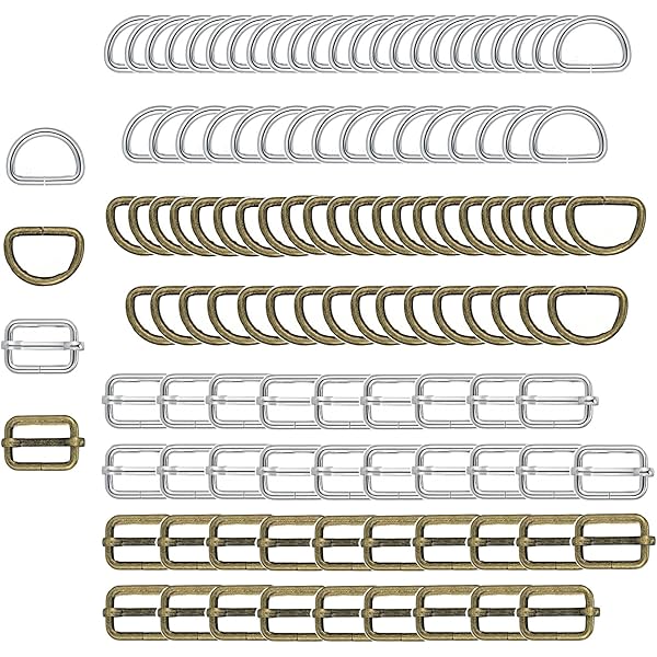 Anelli A D In Metallo 25mm - 50 Pezzi Per Zaini, Cinture E Fai Da Te - Foto 14