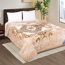 Buy Signature Microfiber Yeti Super Soft 2 Ply King Size Double Bed Luxury  Winter Blanket (Sand Brown, King), breathable Online at Low Prices in India  - Amazon.in