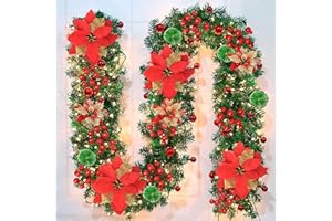 VOTHEN Guirlande de Noël Lumineuse 270cm