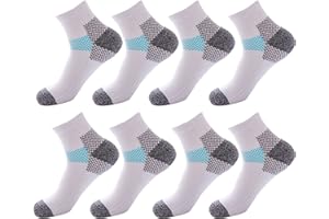 Tlynsnil Compression Socks for Men and Women, 8 Pairs, Compression Socks, Sports Socks, Plantar Fasciitis, Arch Support, Running, Gym, Anti-Fatigue