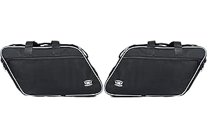 ‎GREAT BIKERS GEAR GROSSES Biker-ZAHNRAD - Packtaschen für Innenfutter für Harley Davidson Road King Electra Glide-Paar Neu