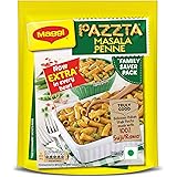 PAZZTA Maggi Masala Penne Pasta, Delicious Italian Style Instant Pasta, Made With 100% Suji & Quality Ingredients, 139G