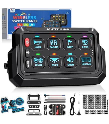 Redspec fully equipped Motorsport Switch panel - Universal use 230 x 290 mm - Motorsport Direct