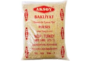 Aksoy Cracked Wheat Coarse Bulgur 5kg | Natural, Whole Grain, and Nutritious Bulgur, Perfect for Cooking, Soups, and Pilafs with Exceptional Taste and Texture!