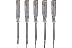 H+H WERKZEUG H + H Werkzeug Tester standardowy 45700 5X 45700 tester napięcia/tester faz do 250 V GS sprawdzony zgodnie z VDE 0680, Made in Germany, przezroczysty, 190 mm, 45700 VDE