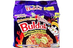 WaNaHong Samyang Hot Chicken Flavour Ramen - Habanero Lime (5 Packs) 675g [Limited Edition] HALAL