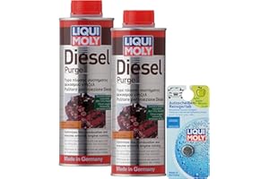 WOL WORLD OF LUBRICANT WOL Diesel Additive Injector Cleaner Liqui Moly Diesel Engine Purge 500ml - Fuel System Cleaner – DPF Diesel Cleaner 1811 – Smooth Engine Running (2 UNIT)