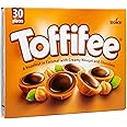 Toffifee Chewy Nougat Caramel Cups with Hazelnut and Chocolate, 30 pieces 250 grams