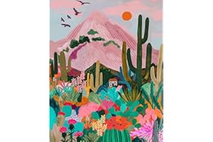 YALKIN Paint by Numbers for Adults Kits, Flowers Abstract Painting by Number Kits On Canvas,Without Frame DIY Color Oil Painting Acrylic Paints Home Wall Decor 16x20in/40x50cm