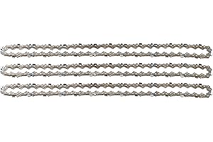 3 tallox cadenas de sierra 3/8" 1,3 mm 56 eslabones 40 cm full-chisel compatible con Oregon Dollmar Einhell Makita Black & Decker y otras