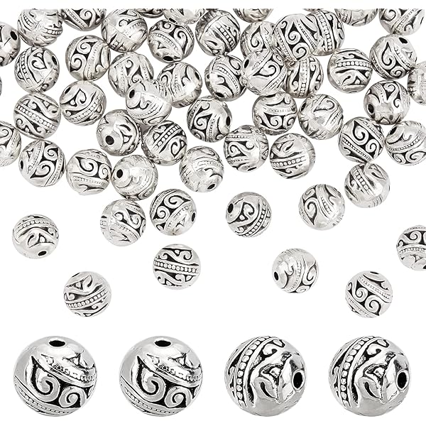 30-200 stuks Metalen Kralen Tibet Zilver Spacer Kralen voor Sieraden Maken Europese Armband DIY Knutselbenodigdheden Kerst Bedels kopen vanaf een prijs van 1.49